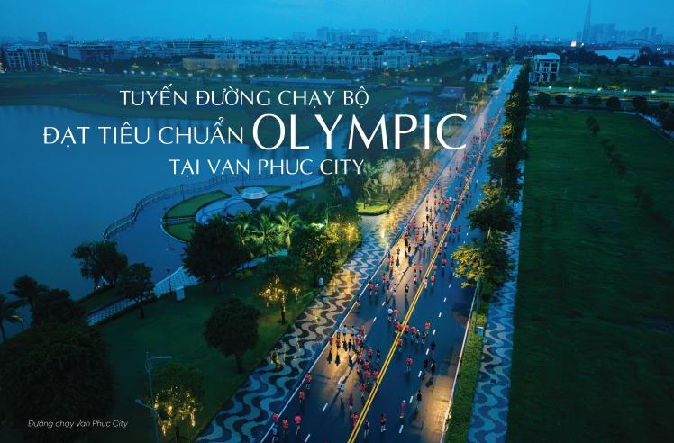 Đường chạy bộ Vạn Phúc City